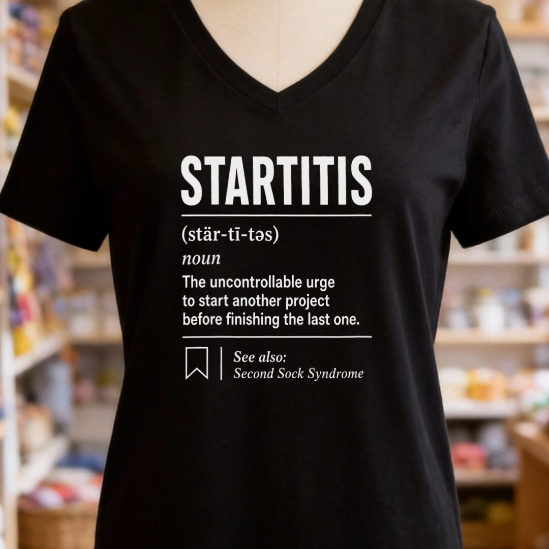 Startitis V-Neck T-Shirt Black t-shirt