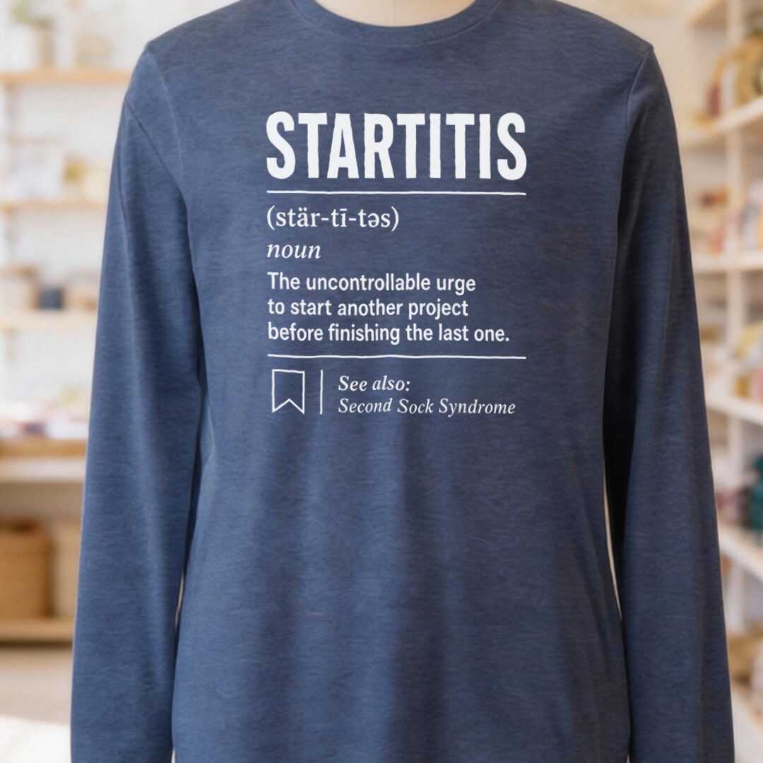 Startitis Long Sleeve Tee Navy t-shirt