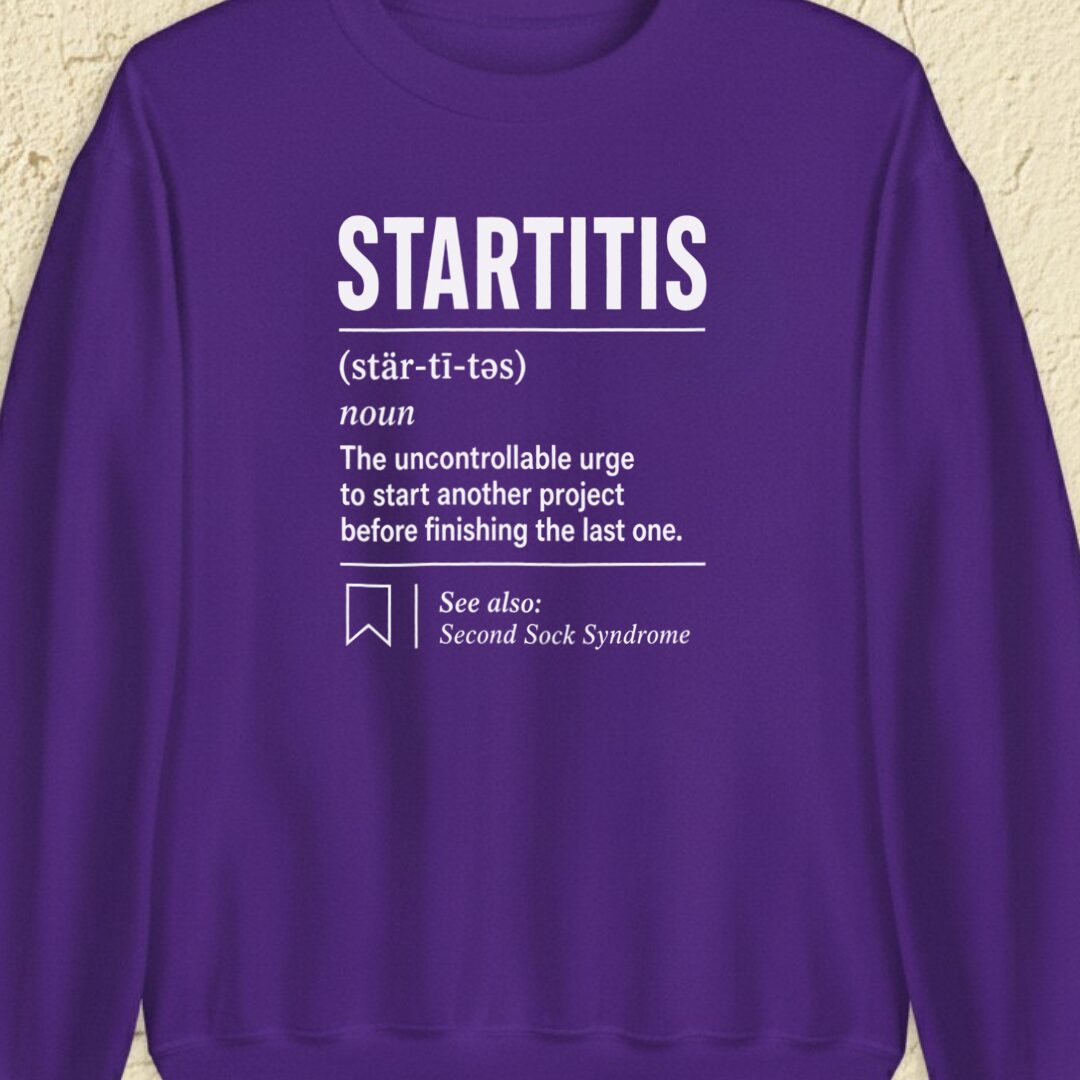 Startitis Purple Sweatshirt.jpg