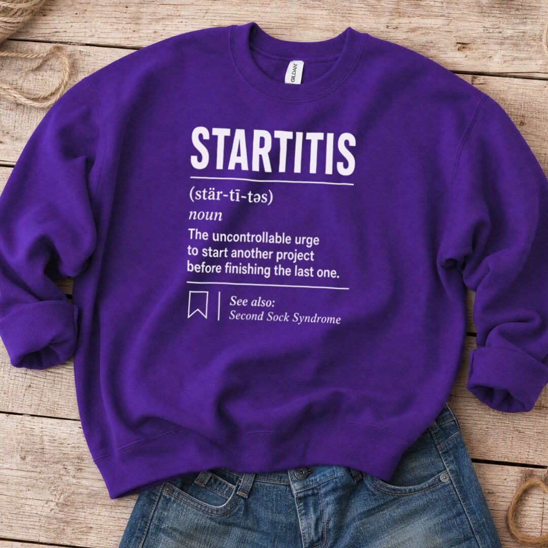 Startitis Sweatshirt Purple t-shirt
