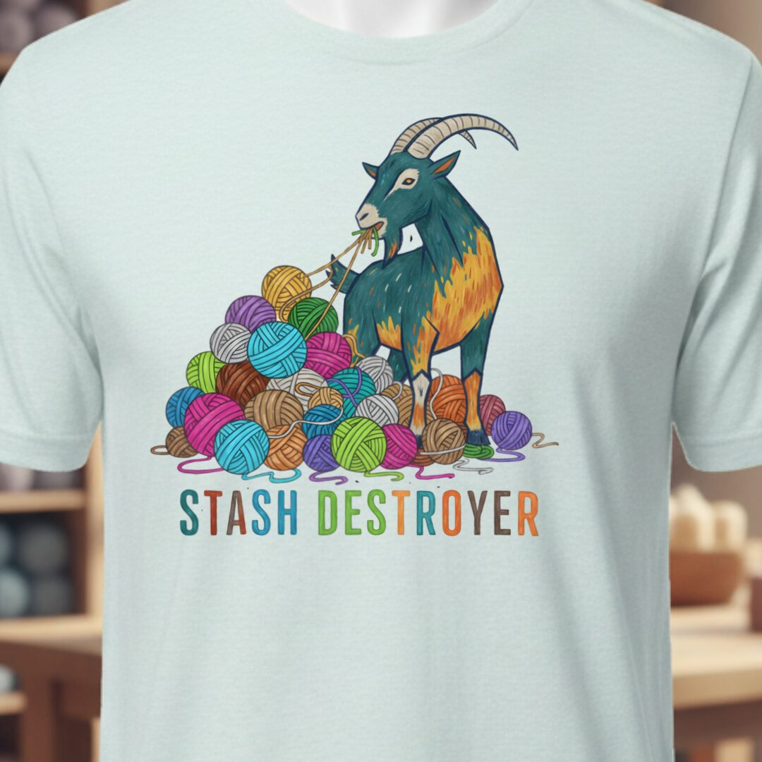 Stash Destroyer T-Shirt Ice Blue t-shirt
