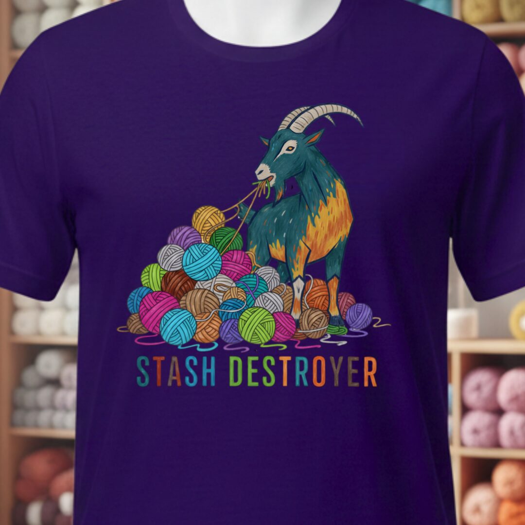Stash Destroyer T-Shirt Purple t-shirt