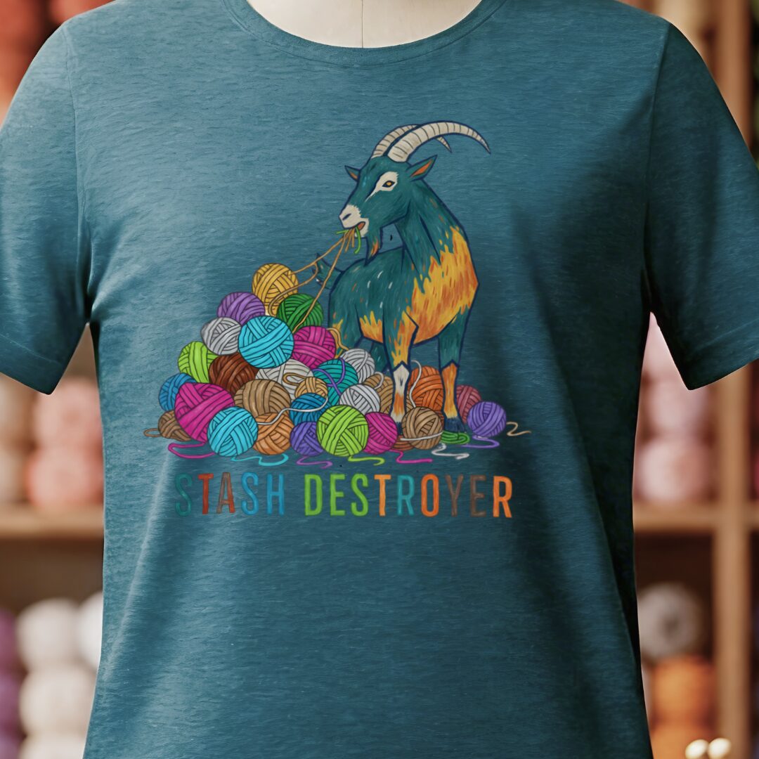 Stash Destroyer T-Shirt Teal Blue t-shirt