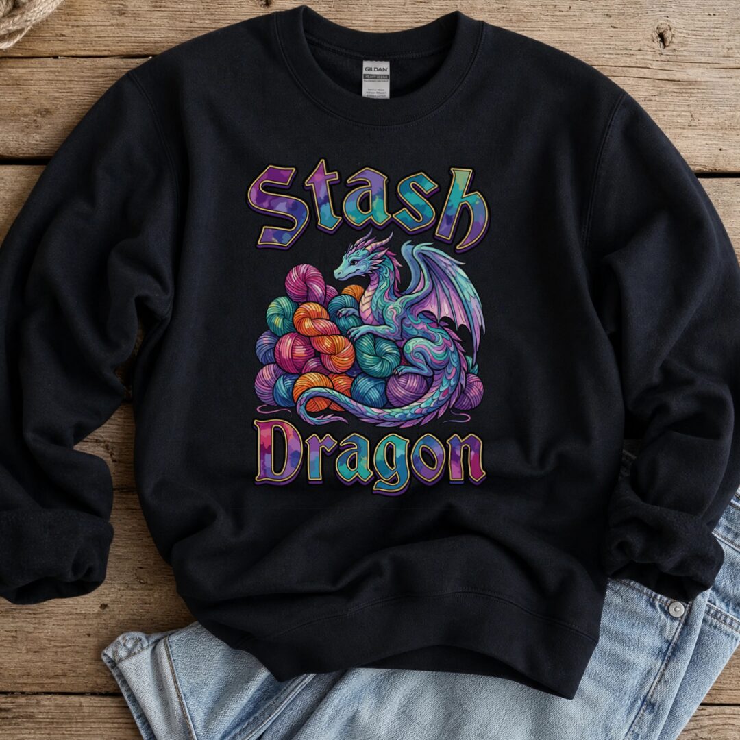 Stash Dragon Sweatshirt Black t-shirt
