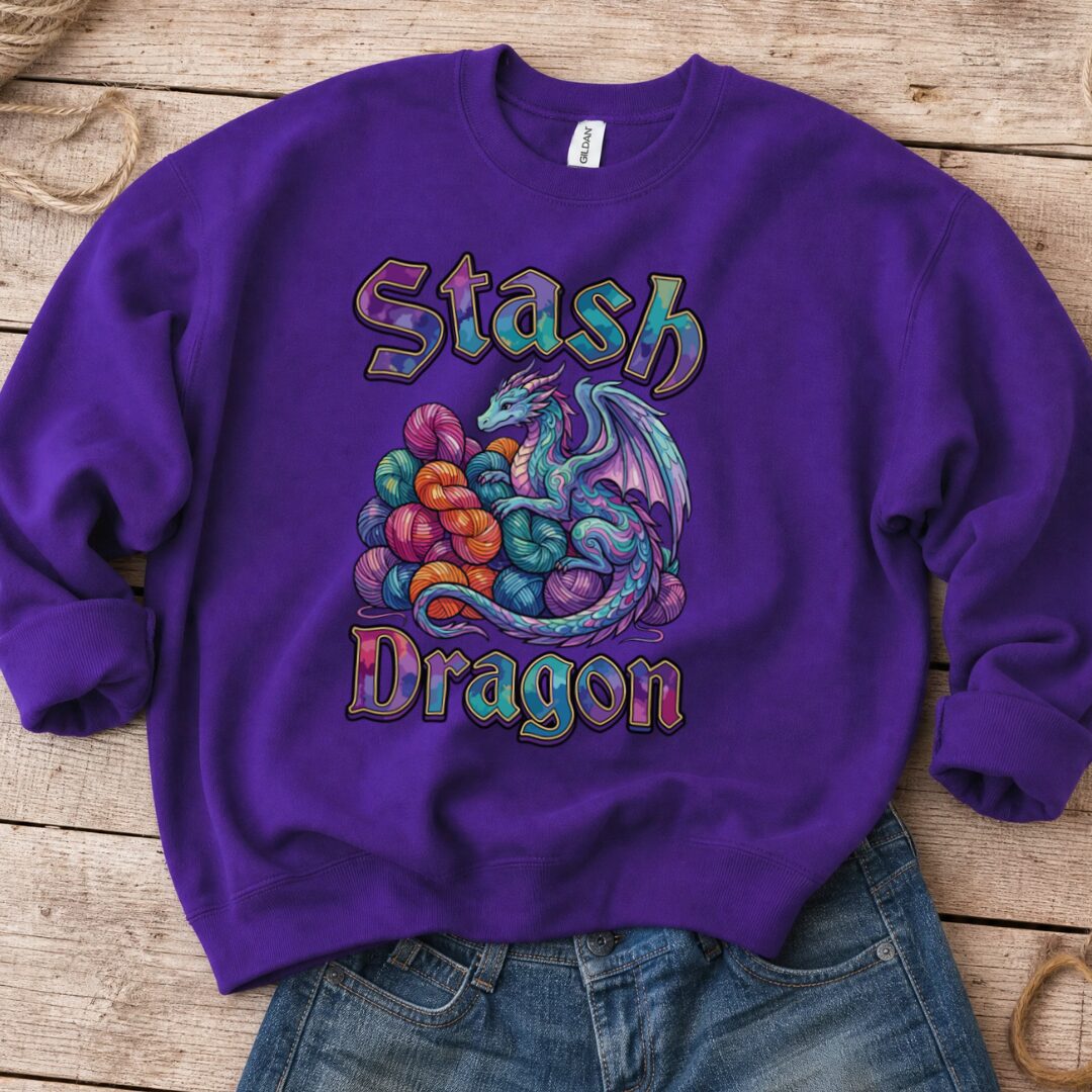 Stash Dragon Sweatshirt Purple t-shirt