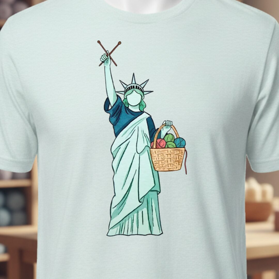 Statue of Liberty T-Shirt Ice Blue t-shirt
