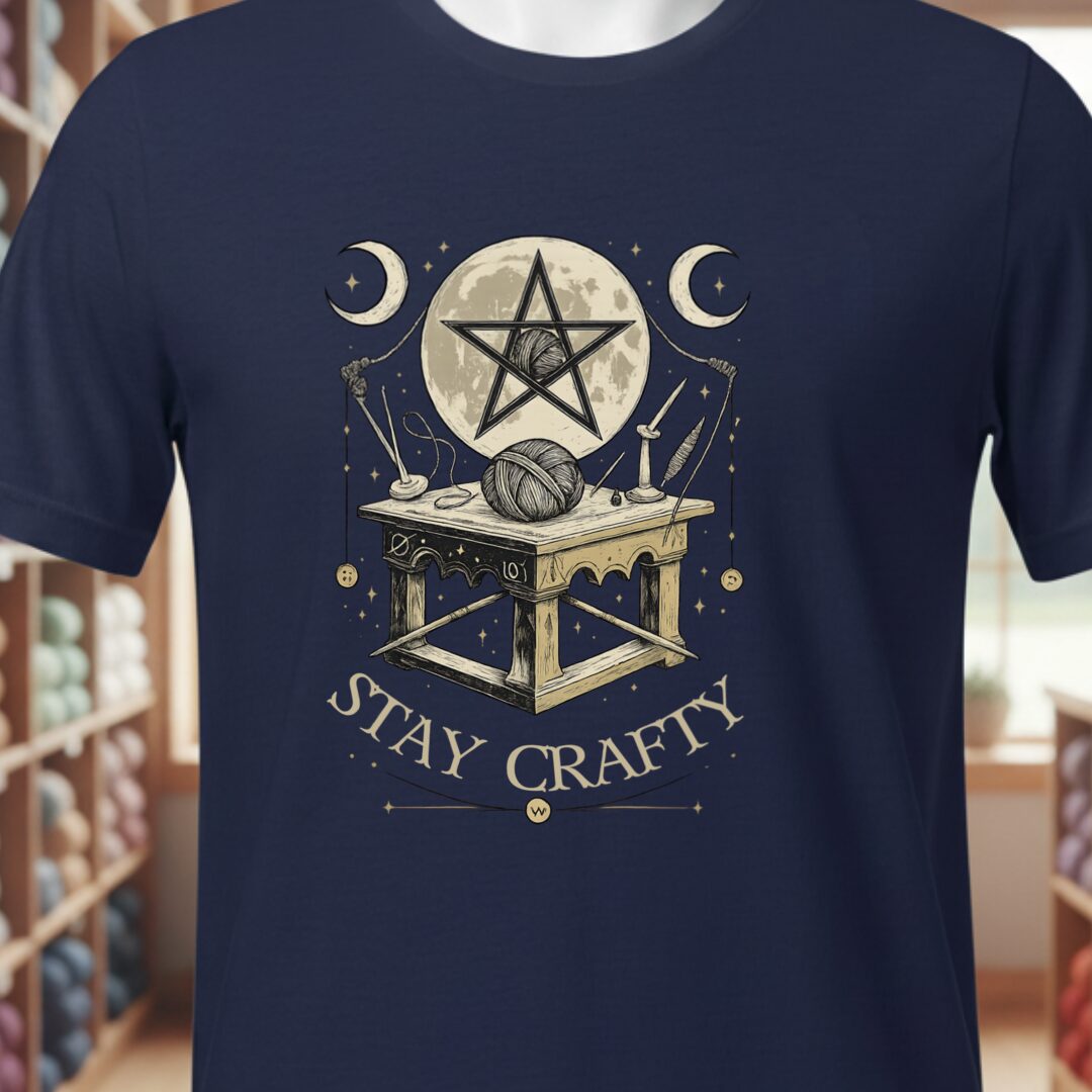 Stay Crafty T-Shirt Navy t-shirt