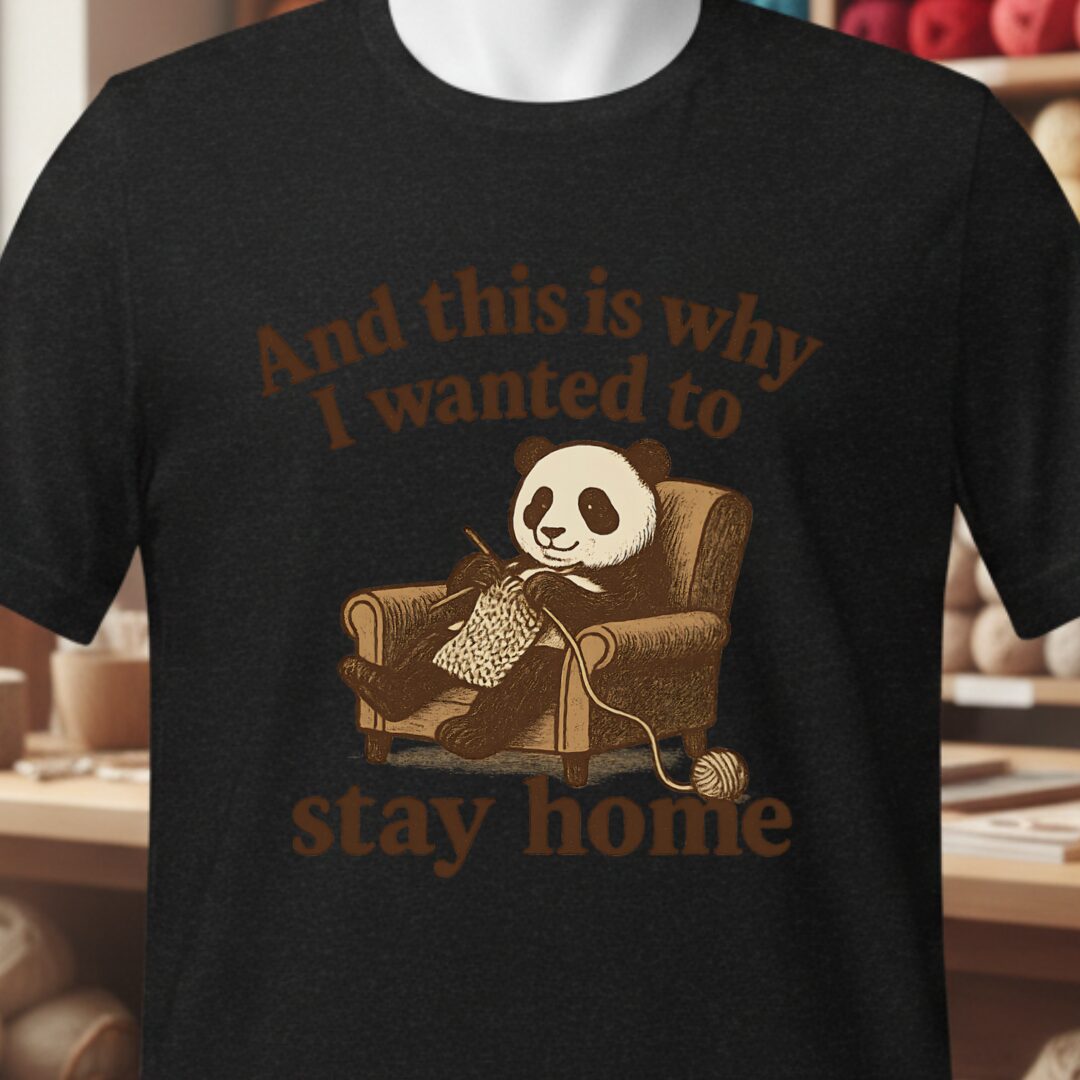 Stay Home T-Shirt Black t-shirt