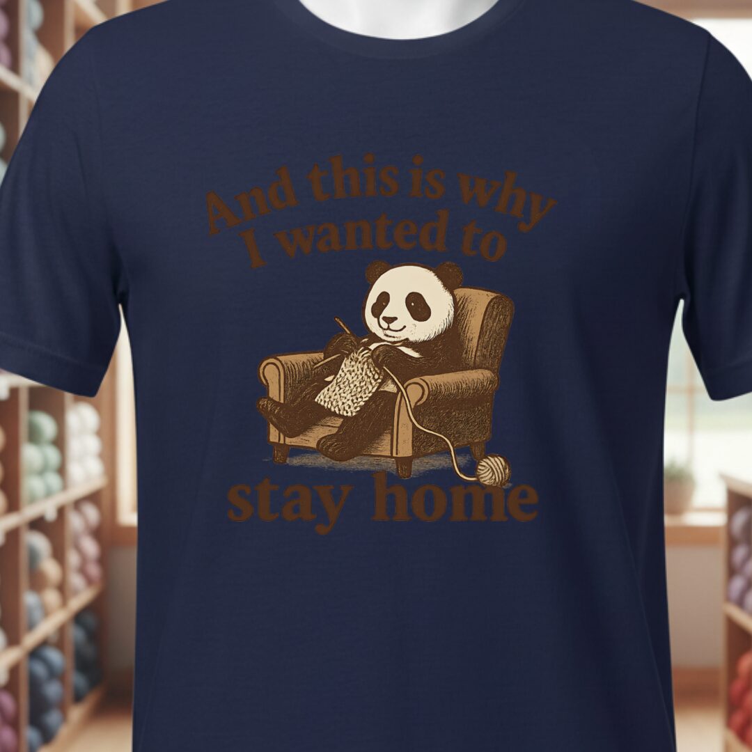 Stay Home T-Shirt Navy t-shirt