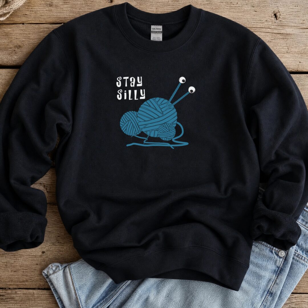 Stay Silly Sweatshirt Black t-shirt