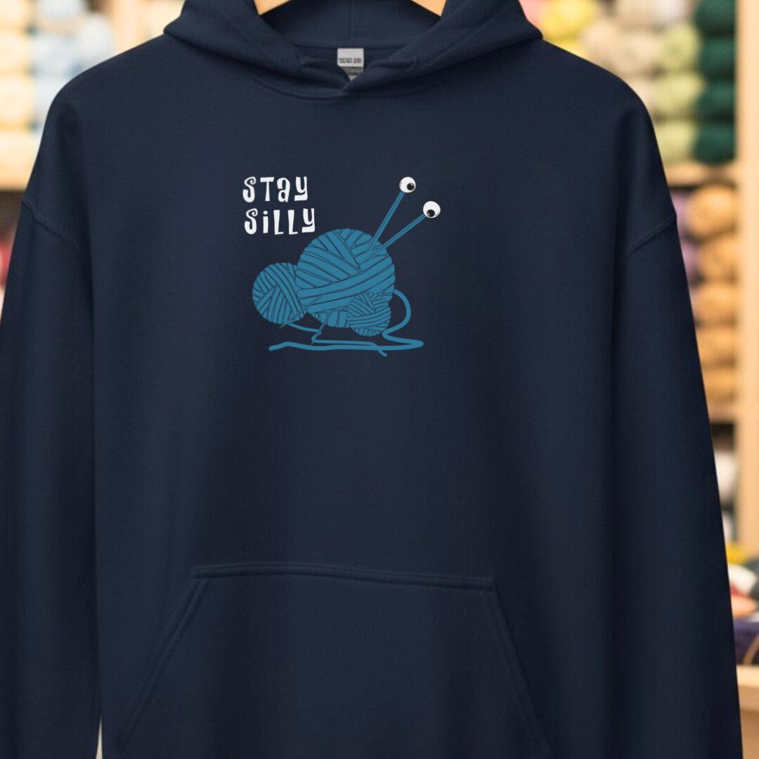 Stay Silly Hoodie Navy t-shirt