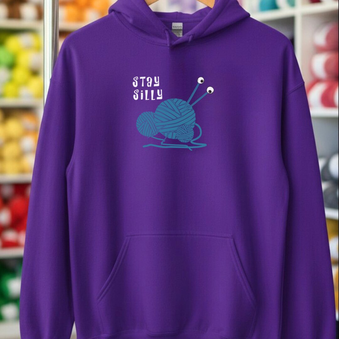 Stay Silly Hoodie Purple t-shirt