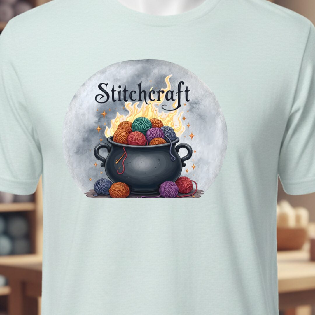 Stitchcraft Cauldron T-Shirt Ice Blue t-shirt