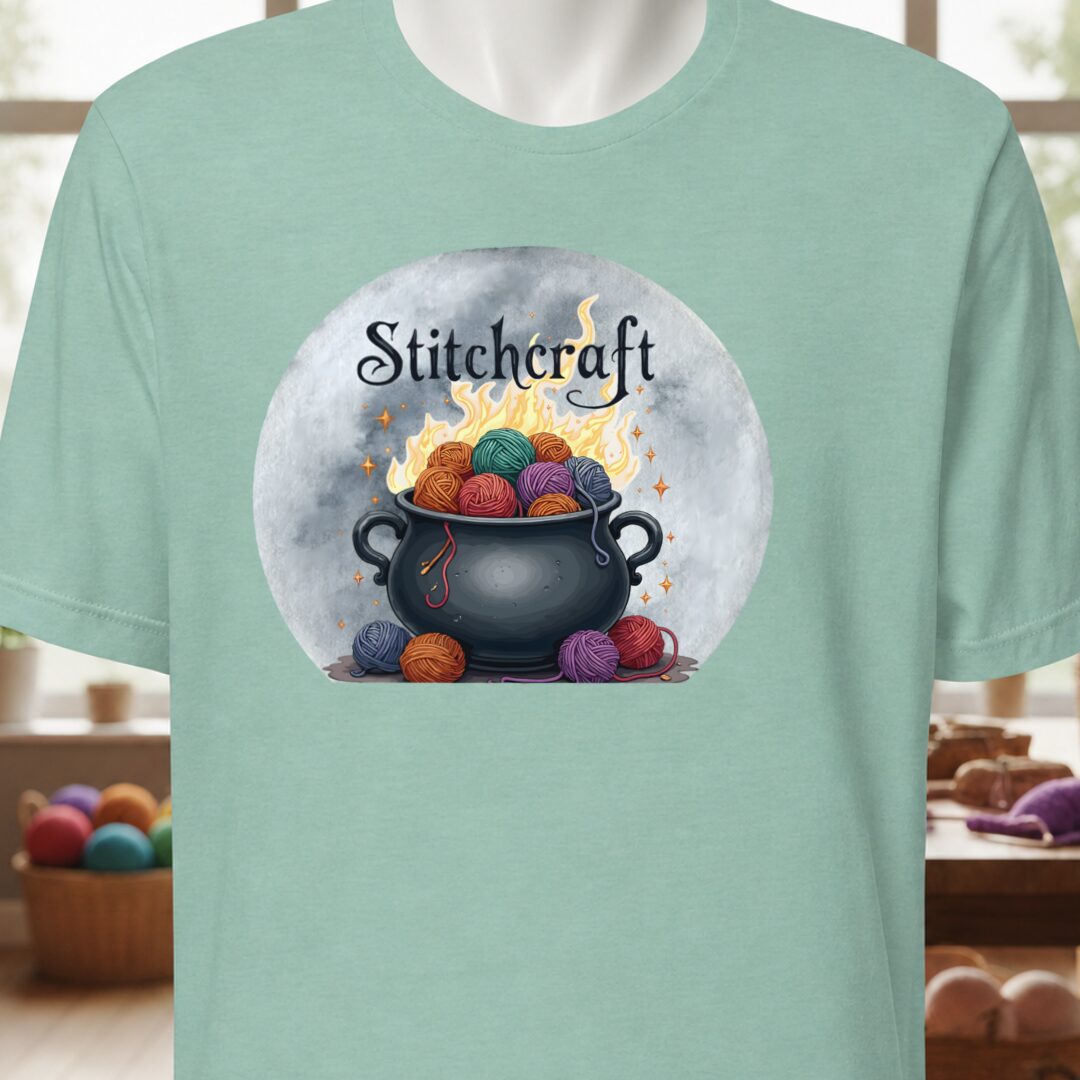 Stitchcraft Cauldron T-Shirt Sea Breeze t-shirt