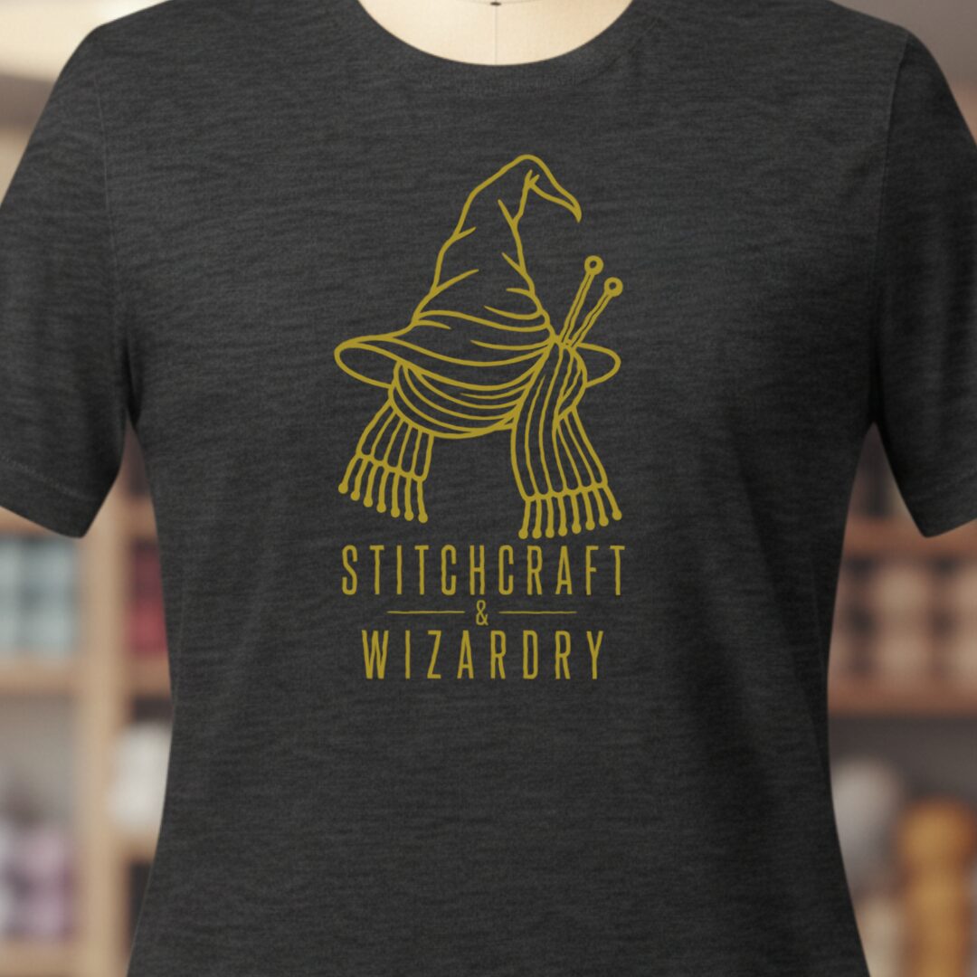 Stitchcraft and Wizardry T-Shirt Dark Grey t-shirt