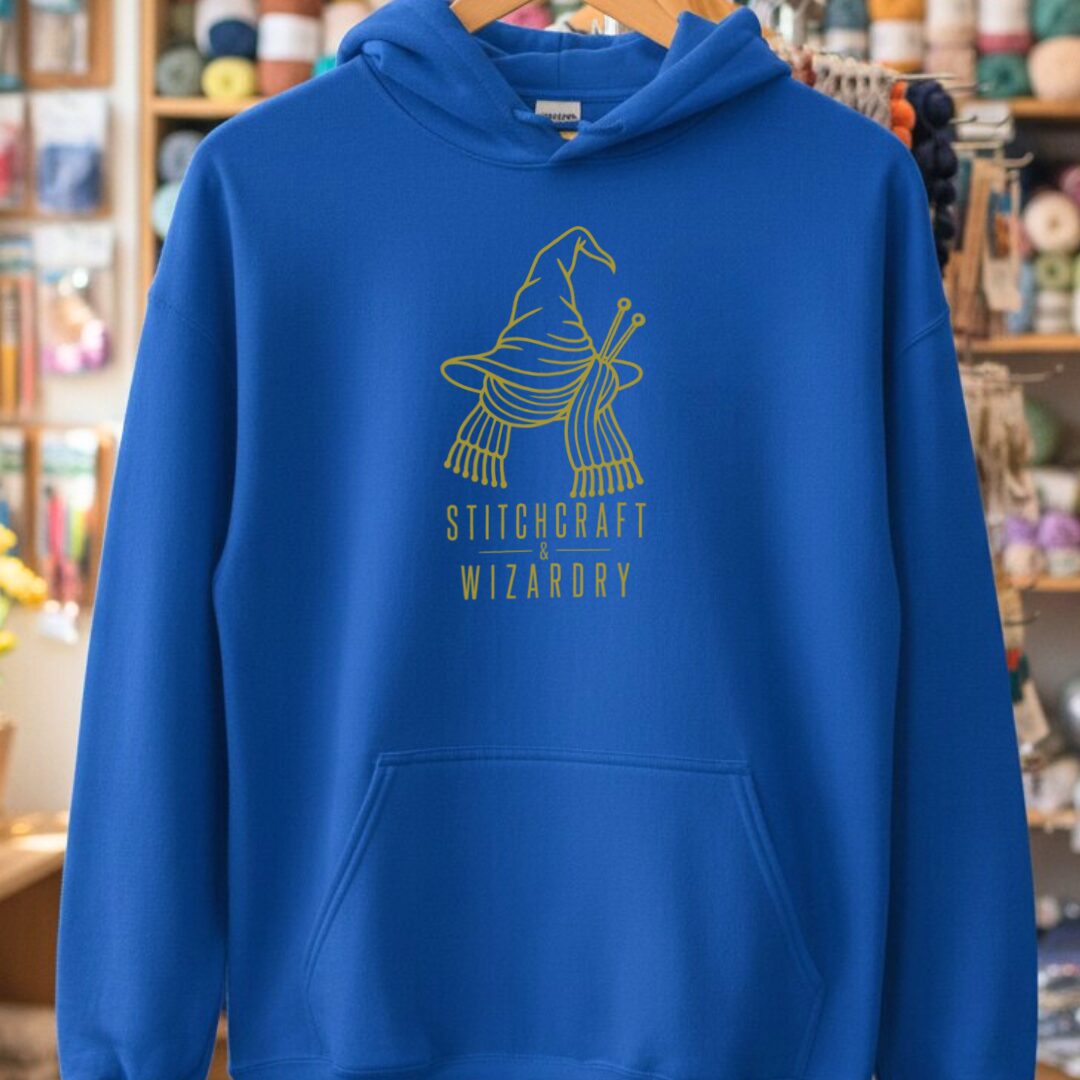 Stitchcraft and Wizardry Hoodie Royal t-shirt