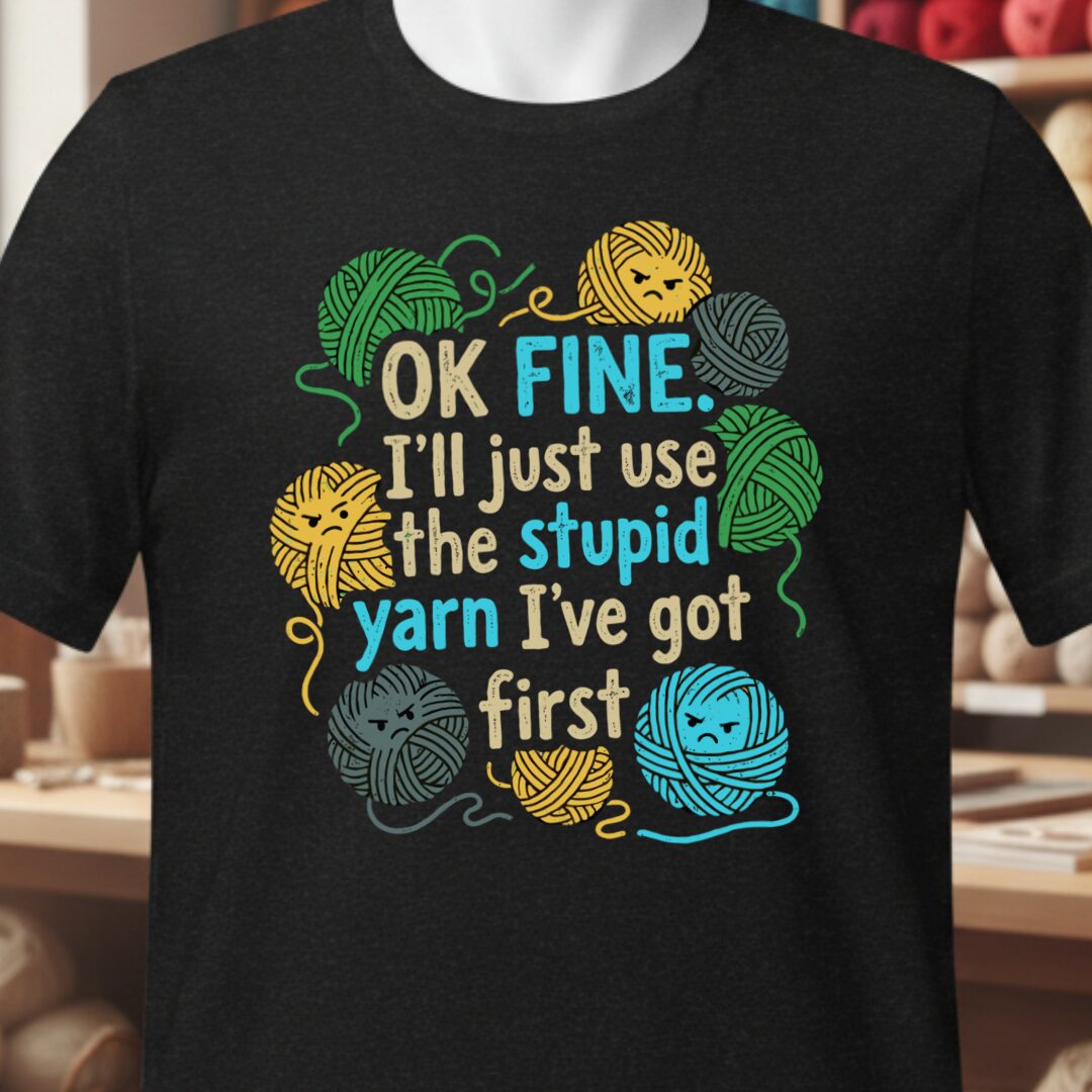 Stupid Yarn T-Shirt Black t-shirt