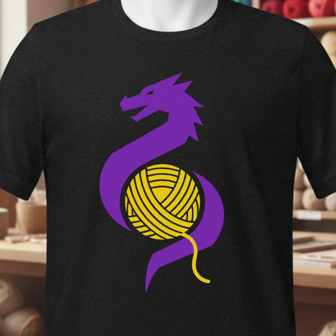 Styalised Dragon T-Shirt Black t-shirt