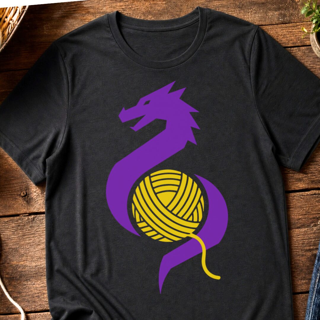 Styalised Dragon T-Shirt Black t-shirt