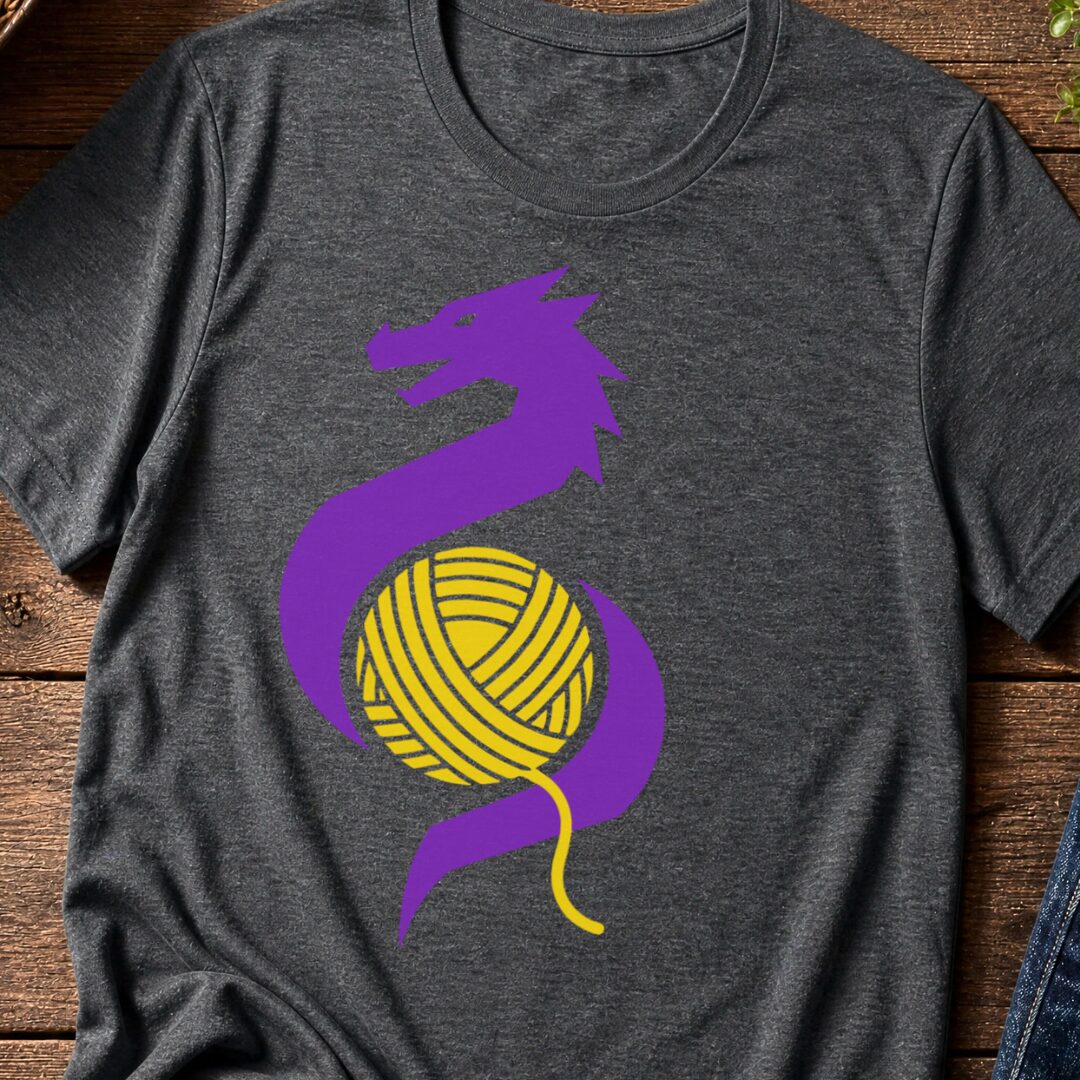 Styalised Dragon T-Shirt Dark Grey t-shirt