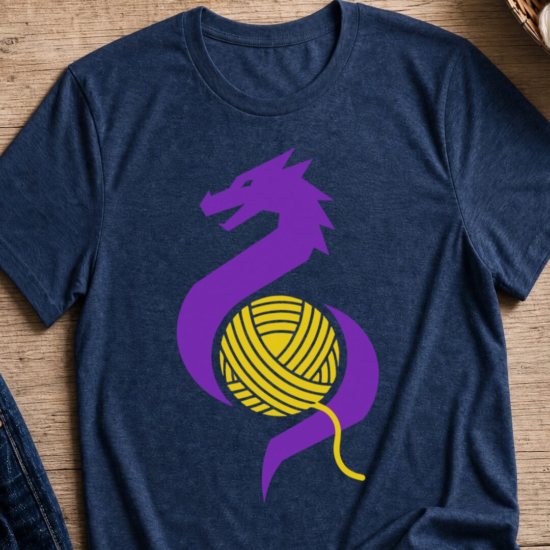 Styalised Dragon T-Shirt Navy t-shirt