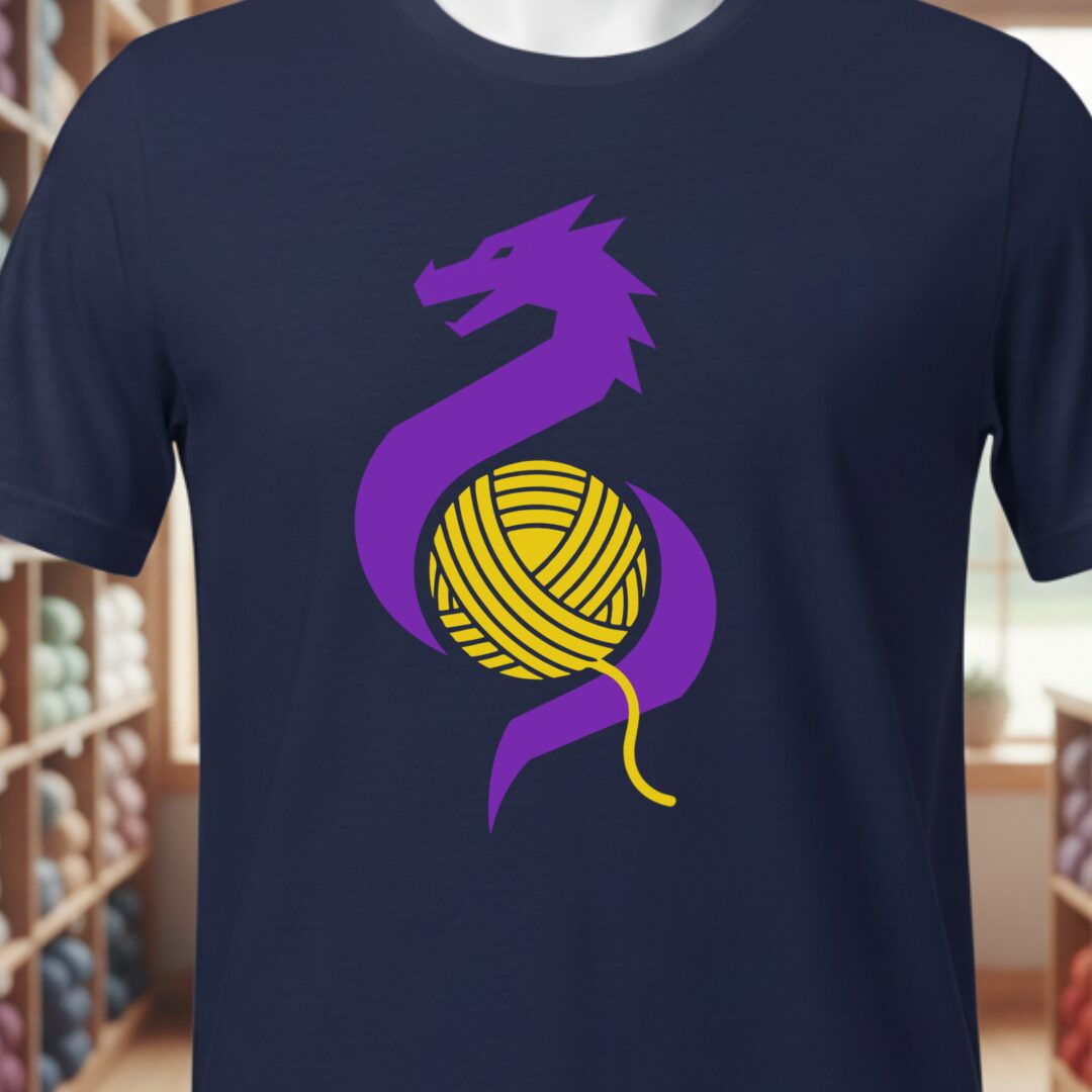 Styalised Dragon T-Shirt Navy t-shirt