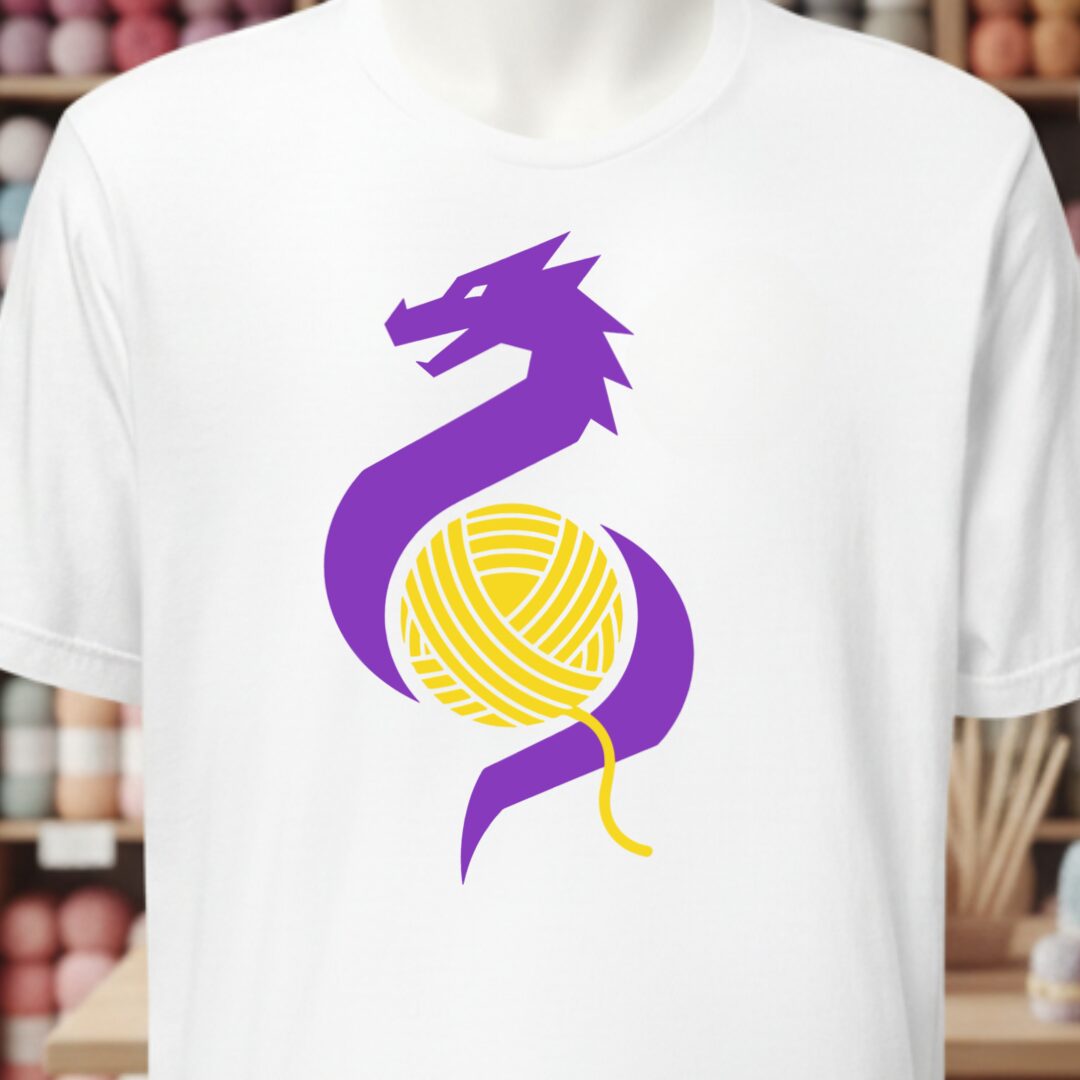 Styalised Dragon T-Shirt White t-shirt