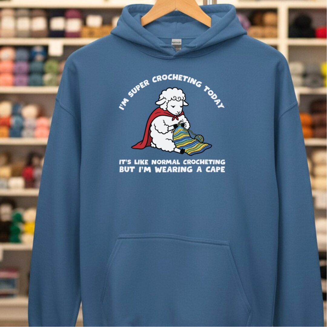Super Crocheter Indigo Blue Hoodie.jpg