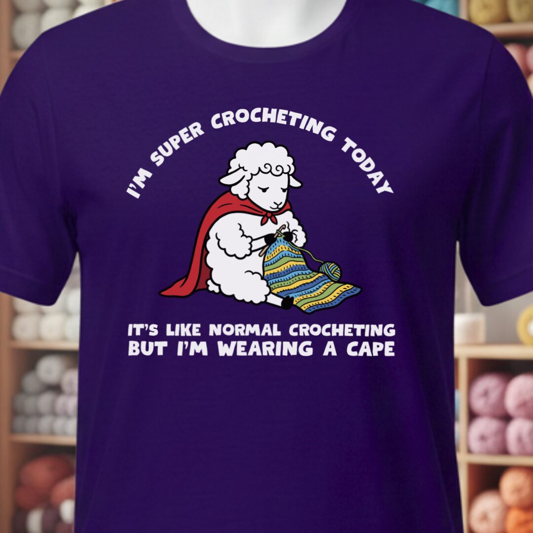 Super Crocheter Purple T-Shirt.jpg