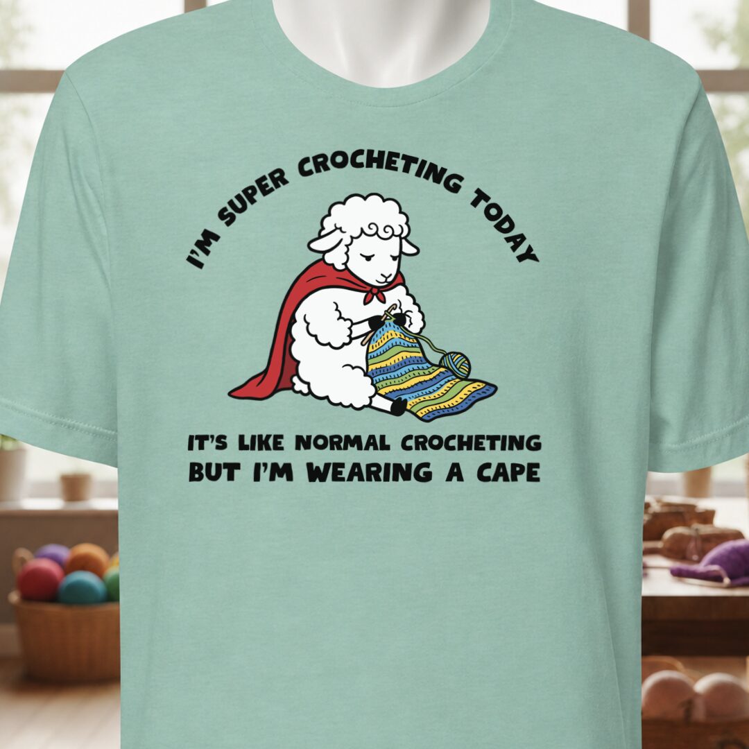 Super Crocheter Sea Breeze T-Shirt.jpg