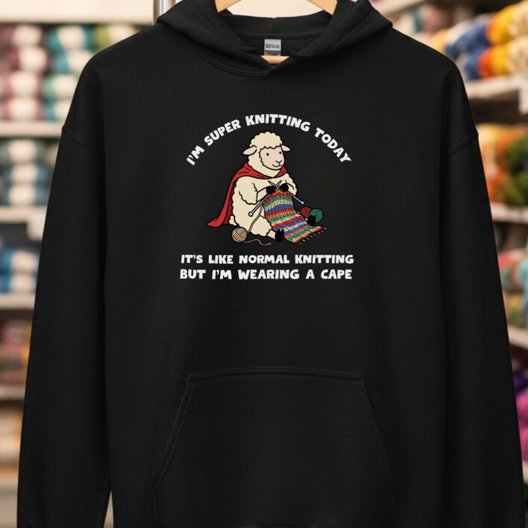 Super Knitter Black Hoodie.jpg