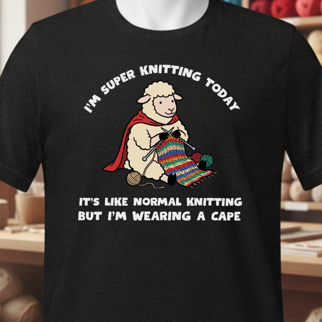Super Knitter Black T-Shirt.jpg