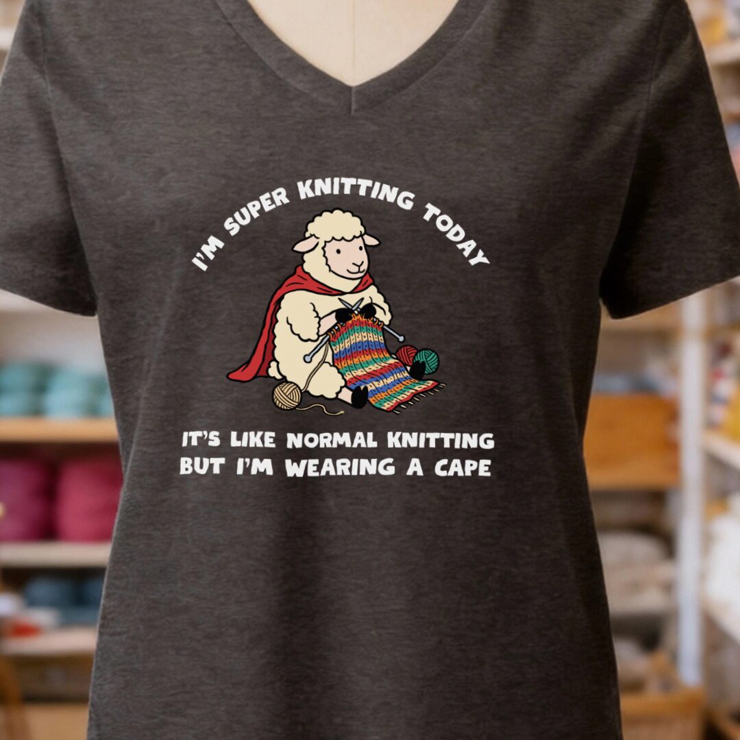 Super Knitter Dark Grey V Neck.jpg