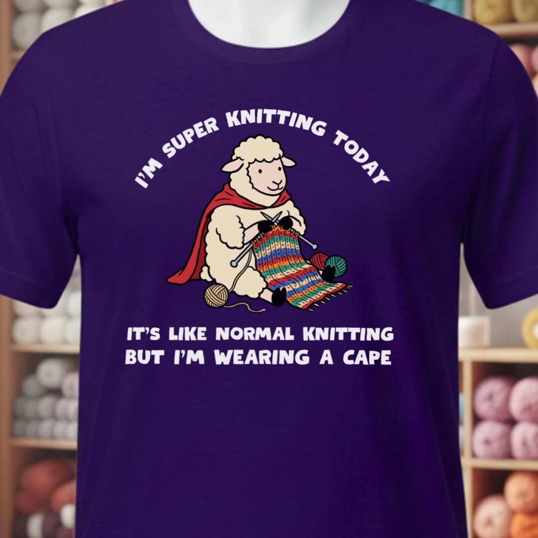 Super Knitter Purple T-Shirt.jpg