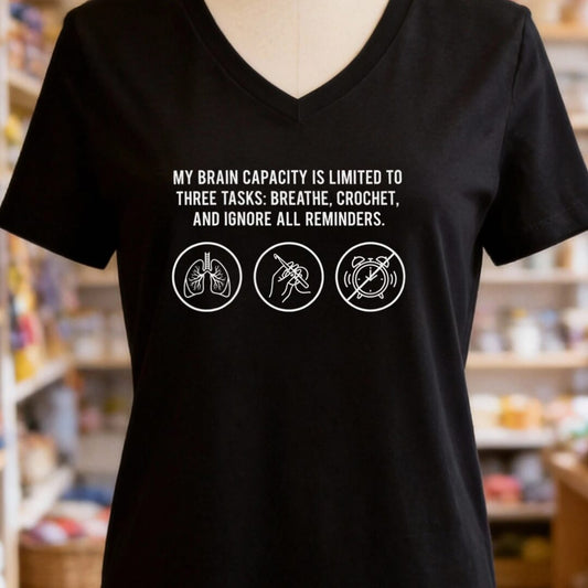 Task List V-Neck T-Shirt Black t-shirt