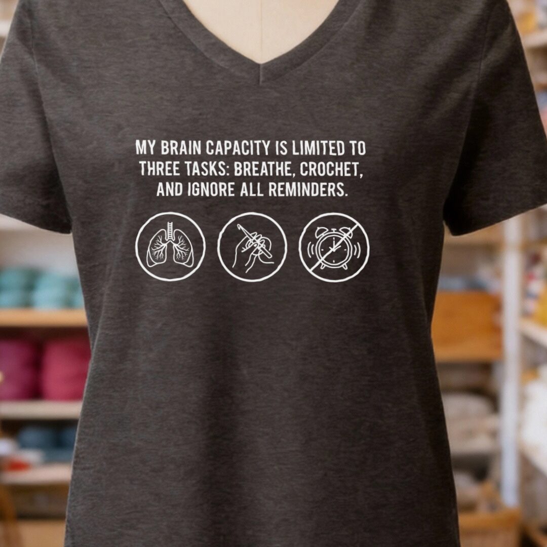 Task List V-Neck T-Shirt Dark Grey t-shirt
