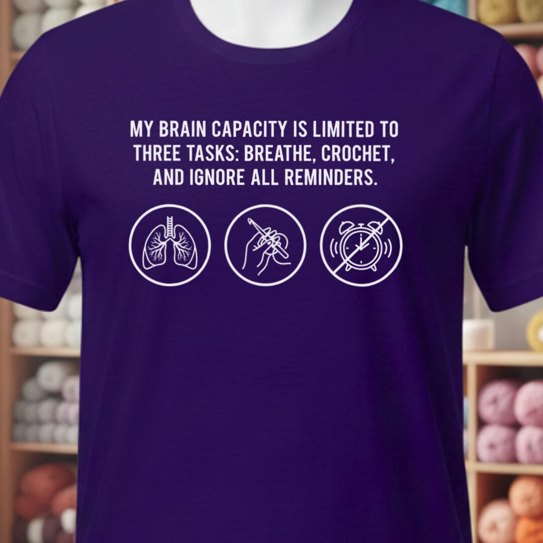 Task List T-Shirt Purple t-shirt