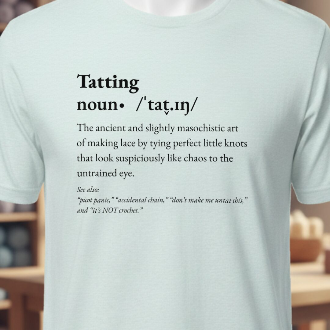 Tatting Definition T-Shirt Ice Blue t-shirt