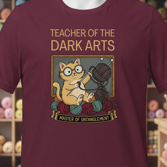 Teacher of the Dark Arts T-Shirt Maroon t-shirt