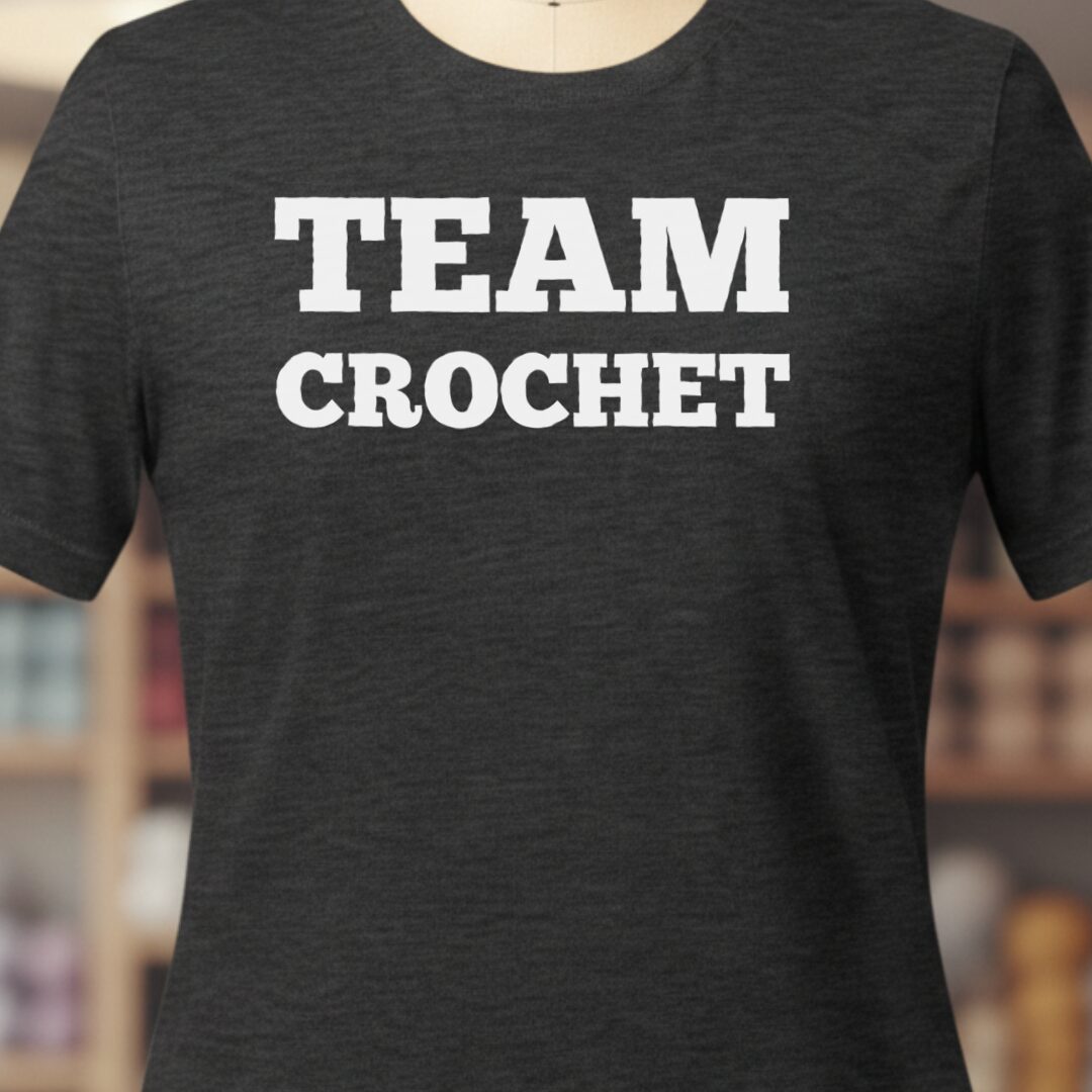 Team Crochet T-Shirt Dark Grey t-shirt