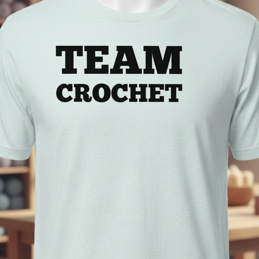 Team Crochet T-Shirt Ice Blue t-shirt