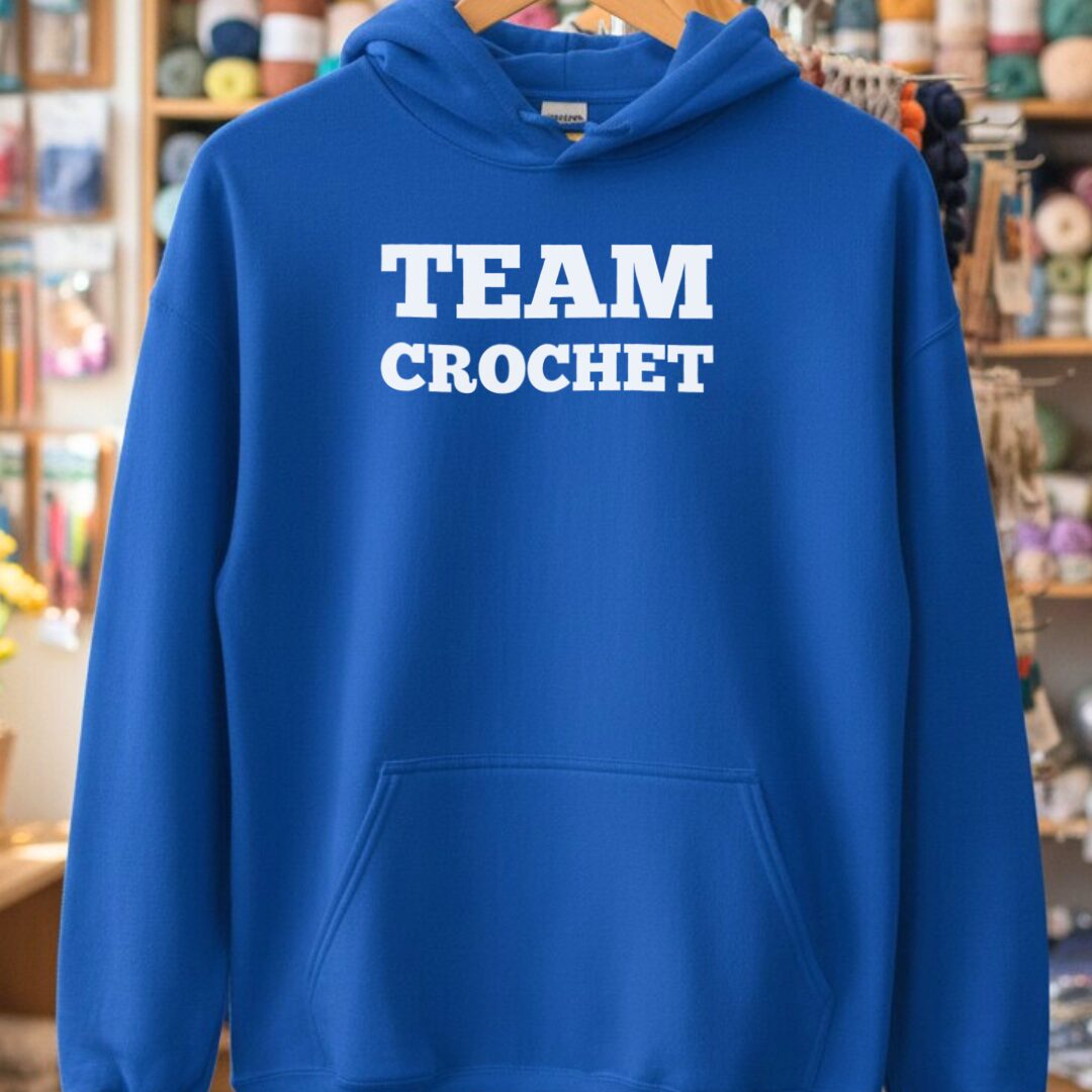 Team Crochet Hoodie Royal t-shirt