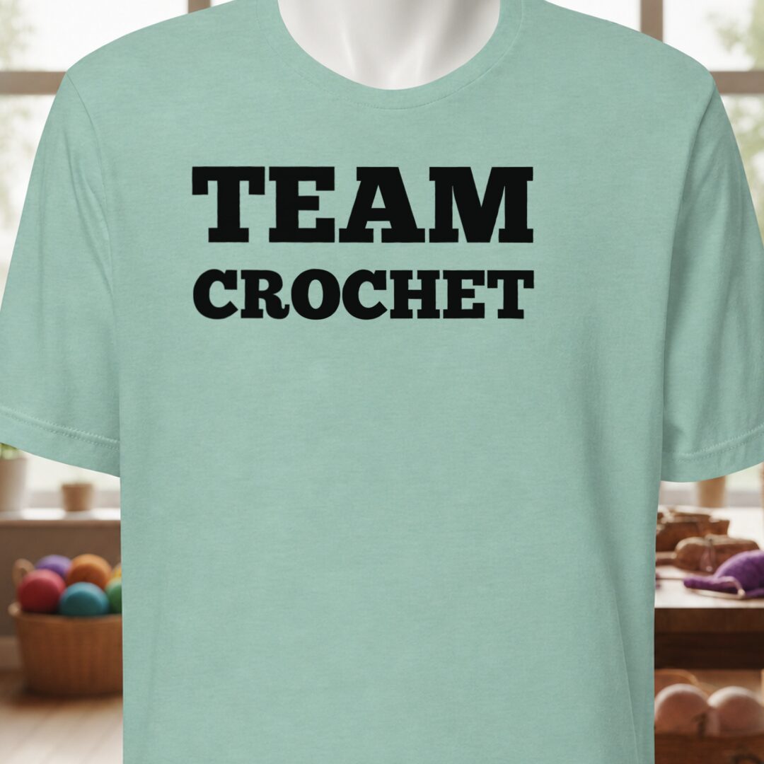 Team Crochet T-Shirt Sea Breeze t-shirt