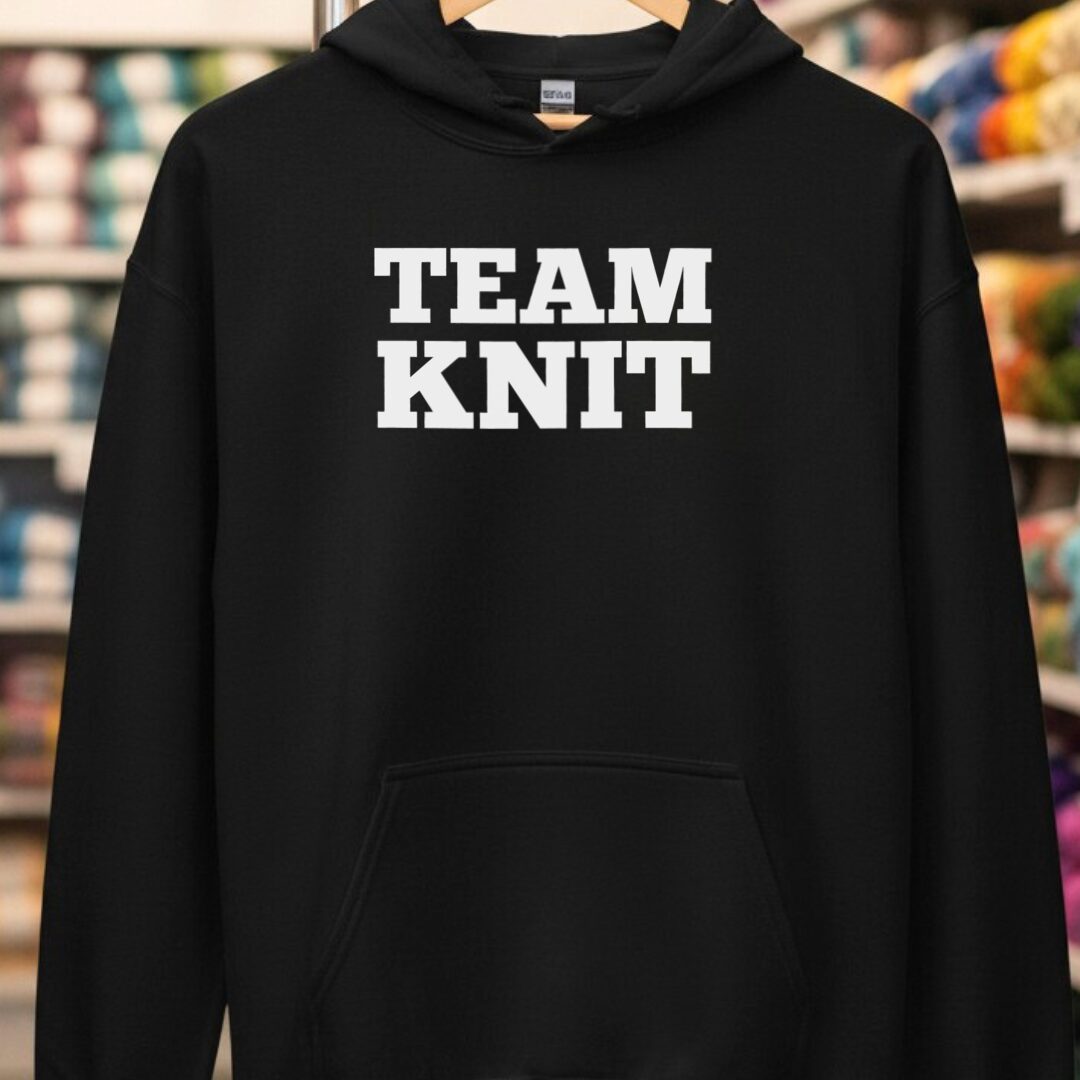 Team Knit Hoodie Black t-shirt