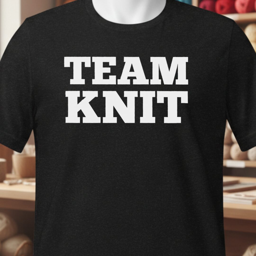 Team Knit T-Shirt Black t-shirt