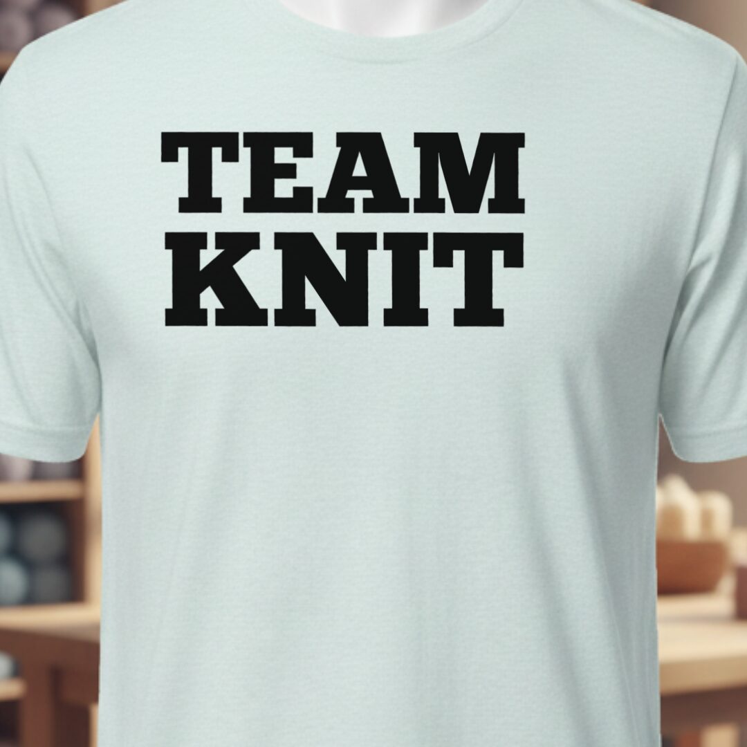 Team Knit T-Shirt Ice Blue t-shirt