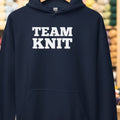 Team Knit Hoodie Navy t-shirt