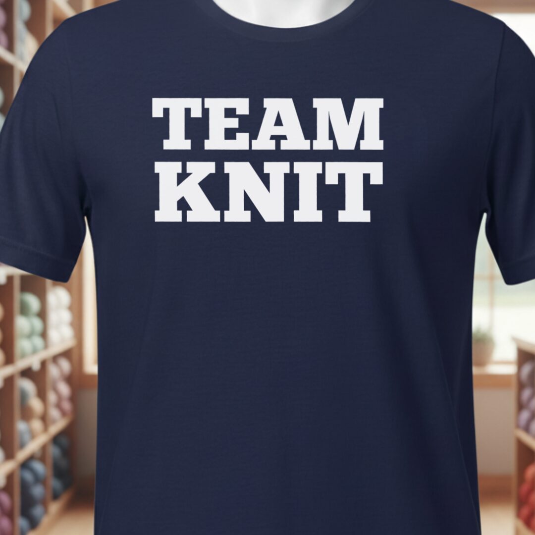 Team Knit T-Shirt Navy t-shirt