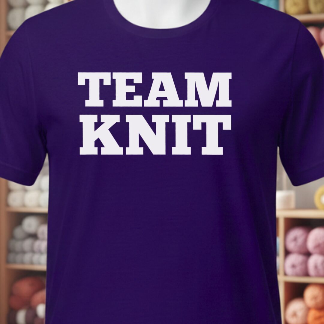 Team Knit T-Shirt Purple t-shirt