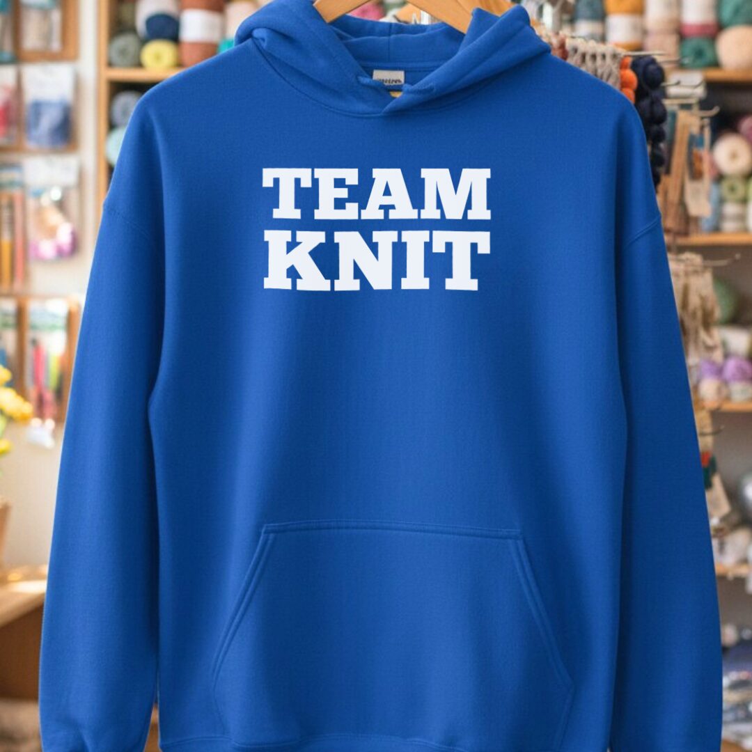 Team Knit Hoodie Royal t-shirt